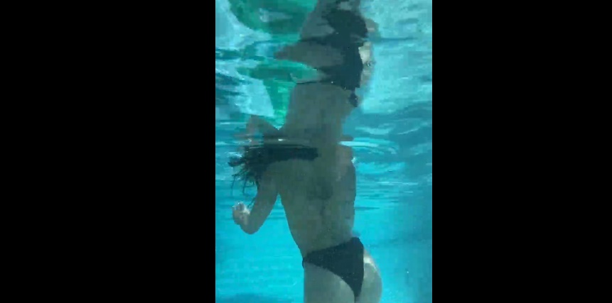 ForestBonnie Stripping underwater Onlyfans Video  