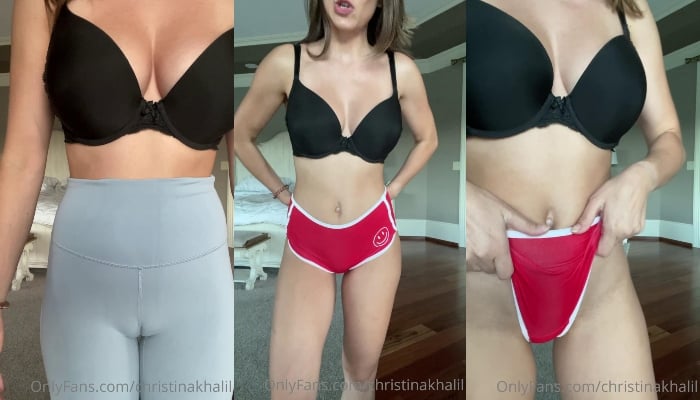 Christina Khalil Spandex Cameltoe Onlyfans Video Leak