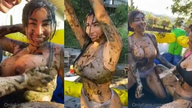 Nude Muddy Lesbians - Lana Rhoades Nude Lesbian Mud Wrestling Onlyfans Video Leak â€¢ SexDug