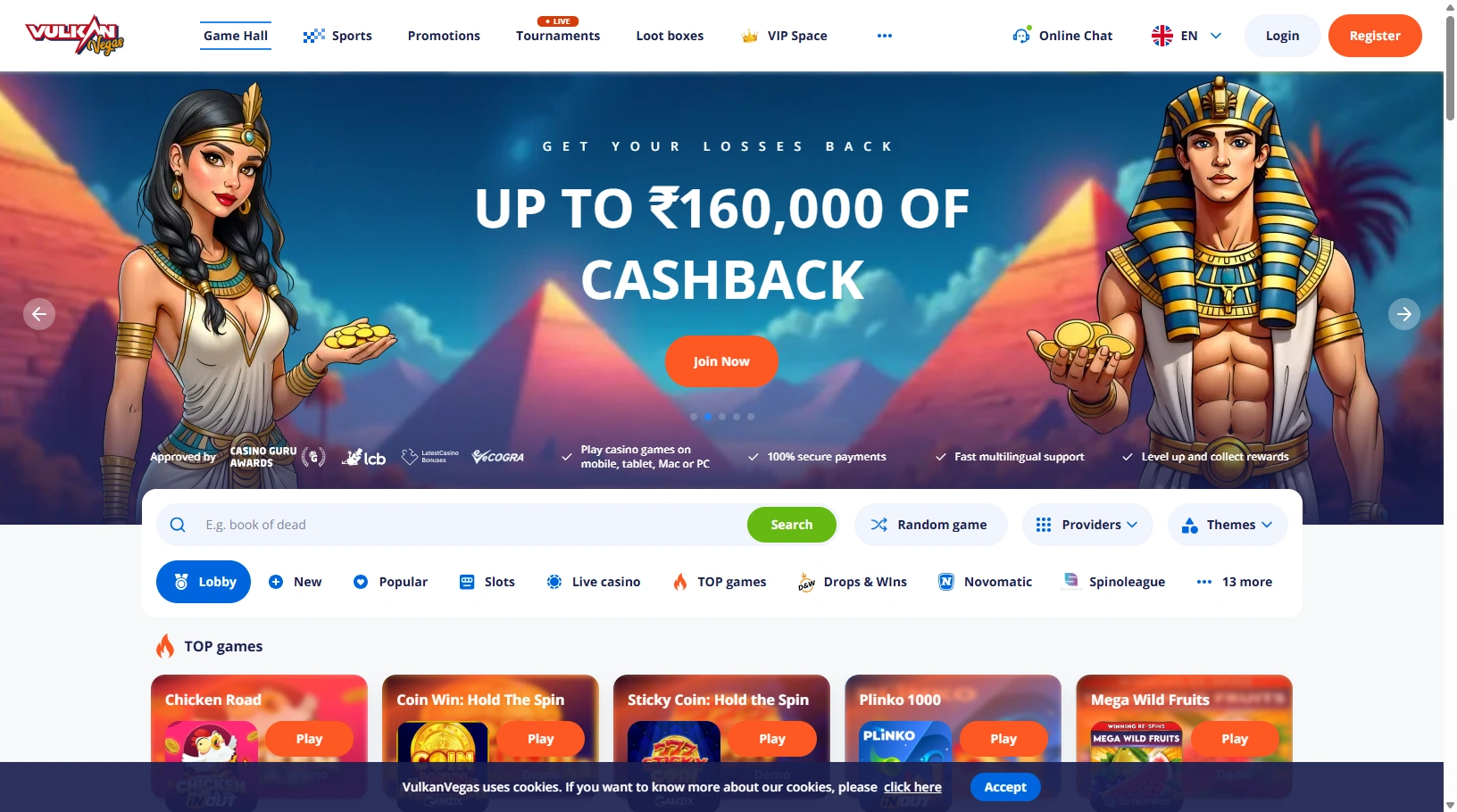 Indian Casinos 16 Top online casino in India for slots and games – Vulkan Vegas casino